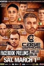 Cage Warriors 65 Facebook prelims